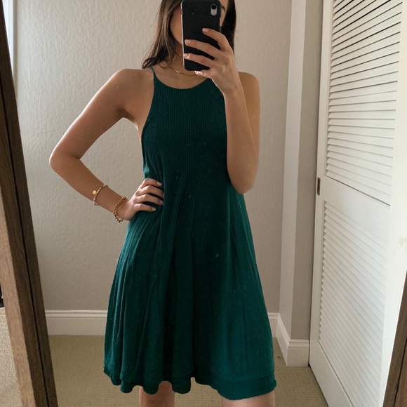 Urban Outfitters forest green dress - Picture 3 of 5